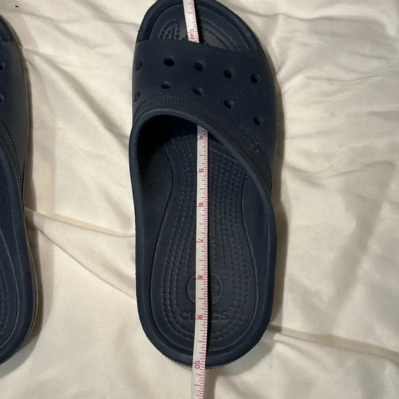 Crocs Slide Slip-on Sandals Navy men’s 7/women’s 9 - Picture 9 of 9